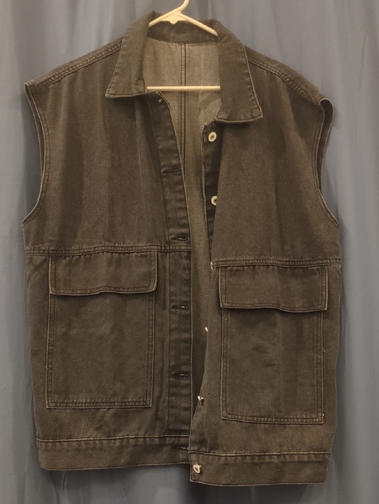 Other - Women's Black Sleeveless Utility Jacket Vest